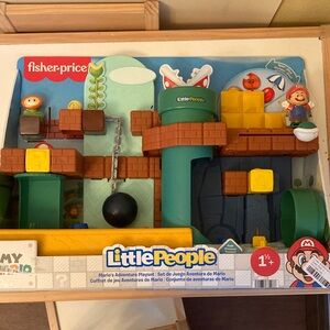 NEW Fisher-Price Little People Mario’s Adventure Playset